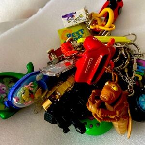 Vintage keychain lot 1990